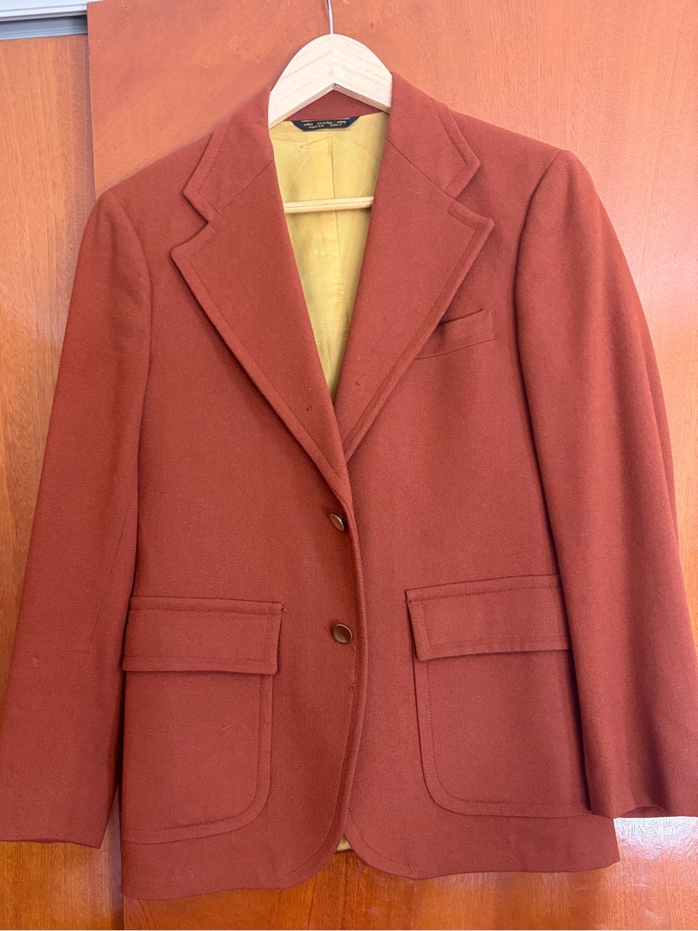 Vintage wool blazer jacket size small
